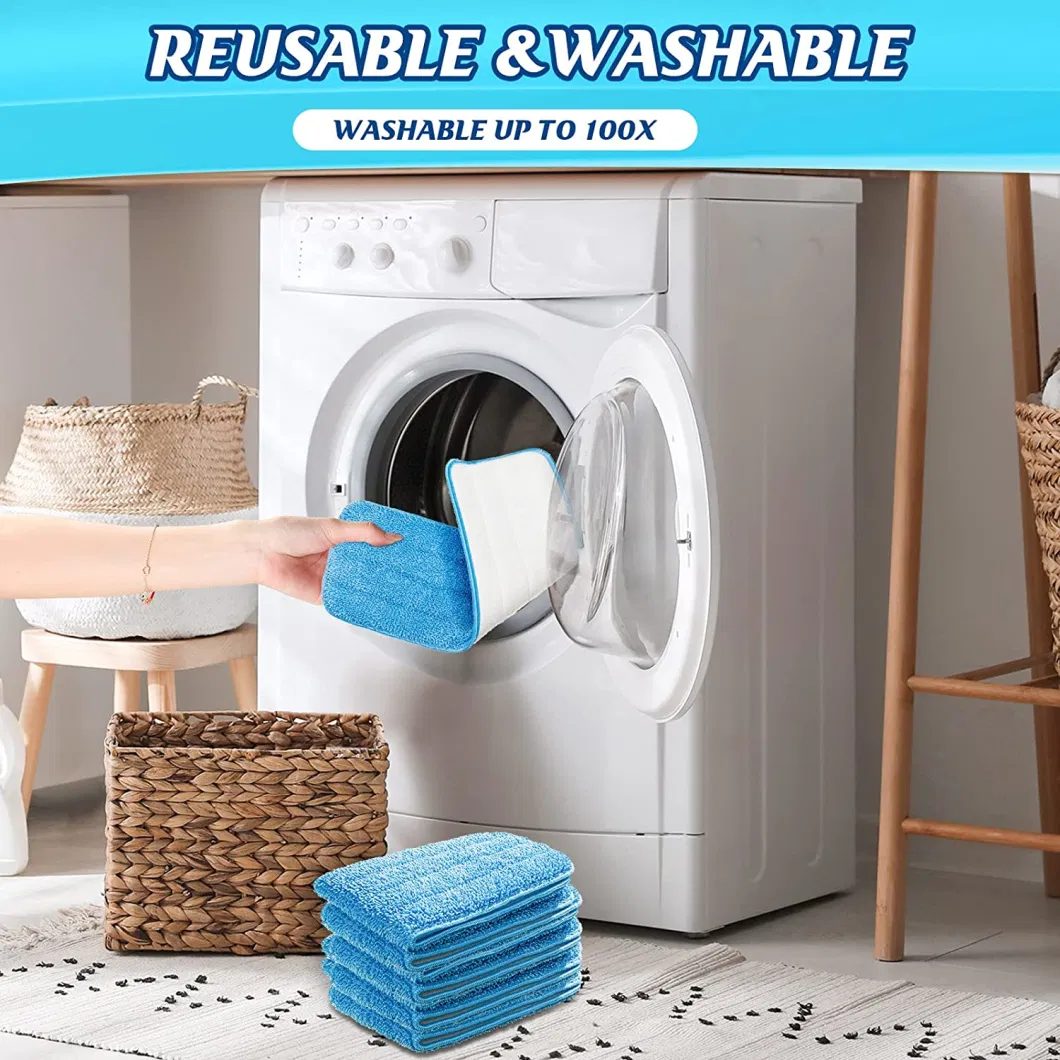 Replacement Pad of Spray Rotary Mop Ultrafine Fiber Can Be Washed by Washing Machine Microfiber Pad