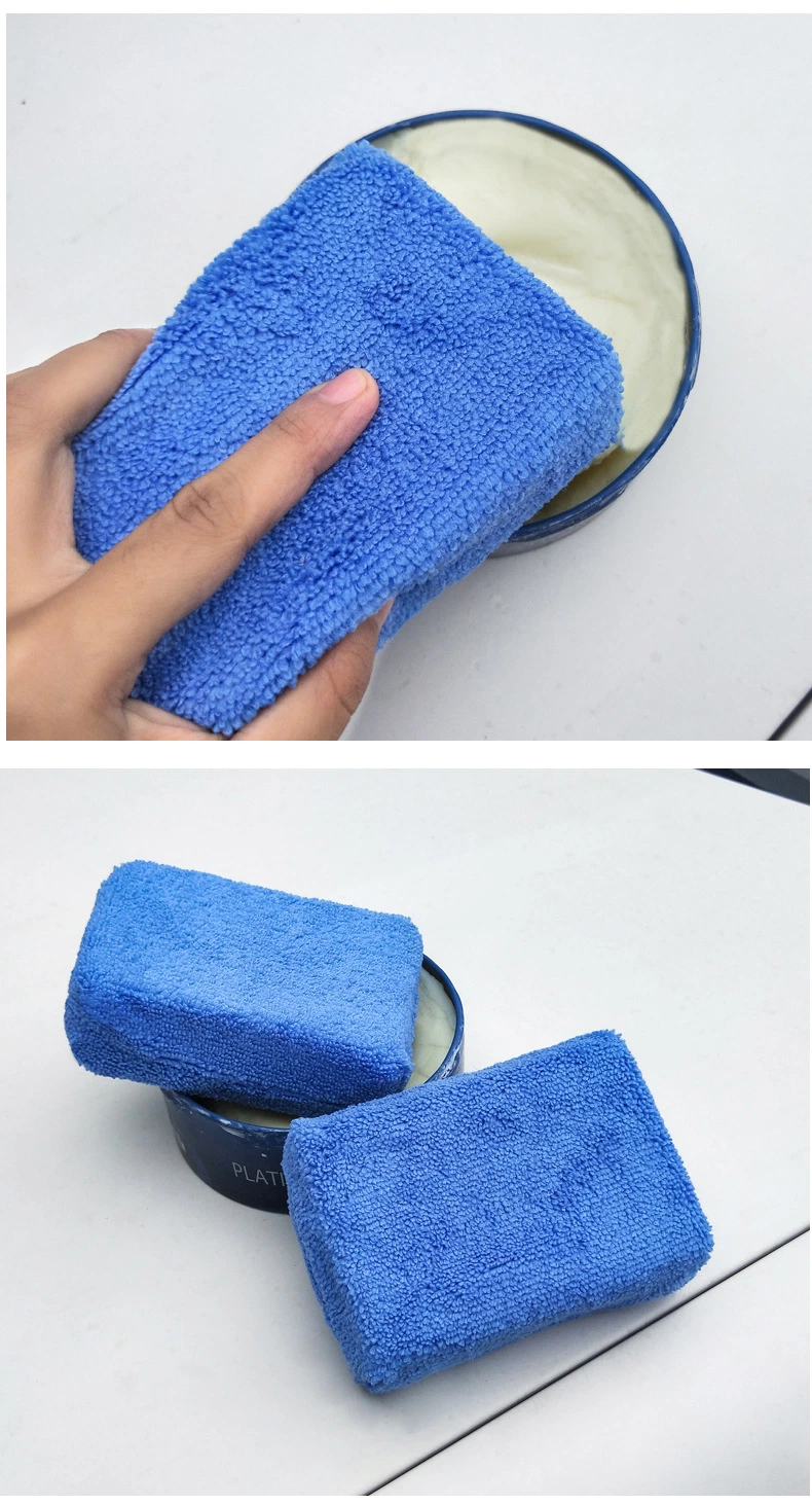 12*8*4.5cm 18g Car Polish Sponge Cloth Car Polish Tool