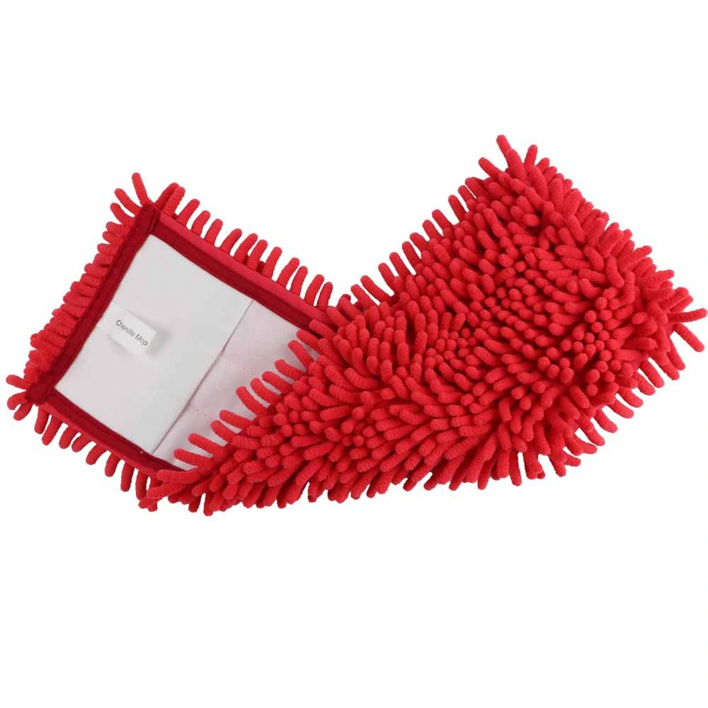 Esun Reusable Washable Microfiber Dust Pocket Chenille Mop for Floor Cleaning