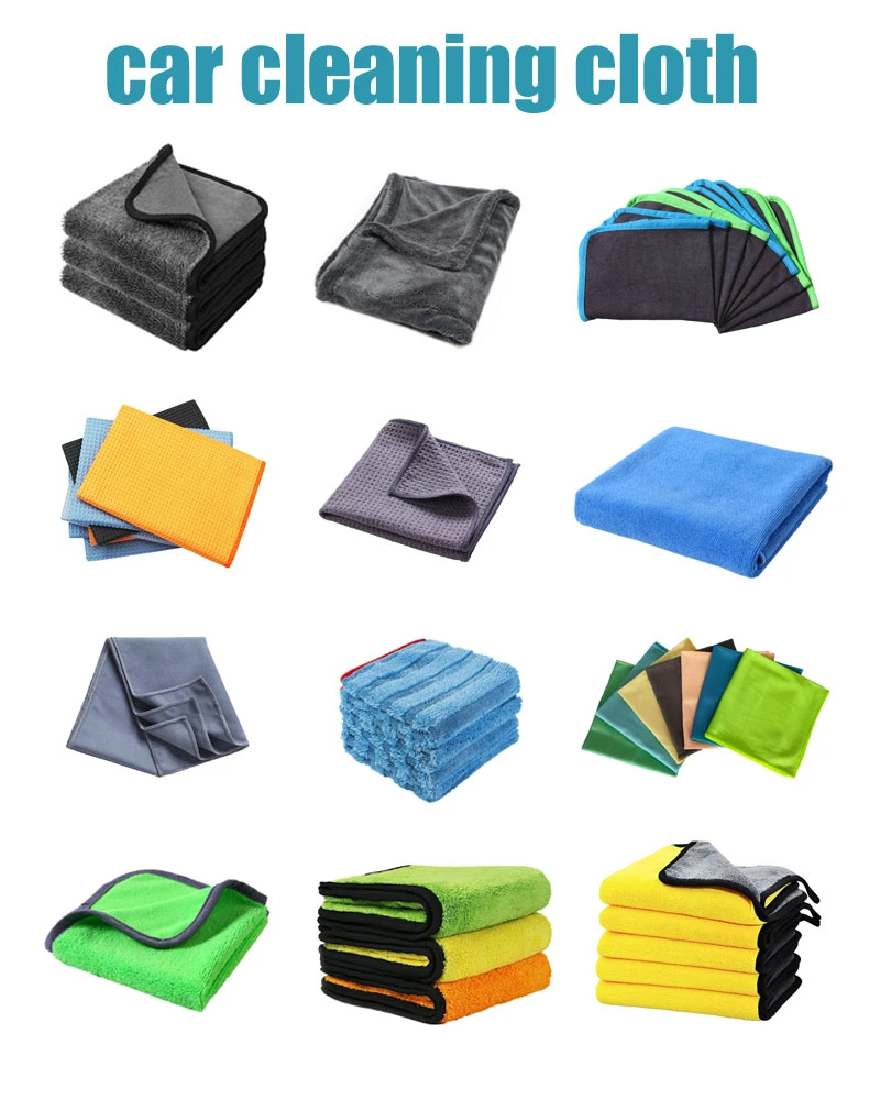 Wholesale Price Ultra Soft Super Clean Microfiber Car Window Glass Cleaning Cloth