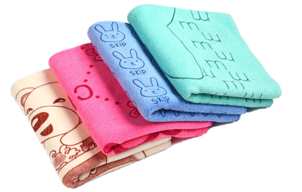 400GSM 30*40cm Super Fluffy Soft and Absorbent Microfiber Drying Towel and Cleaning Cloth