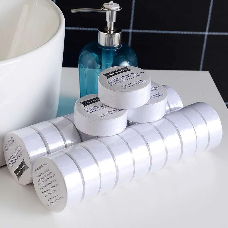 Magic Compressed Towel Lint Free Disposable Face Towel Tissue Dispenser Compressed Towel