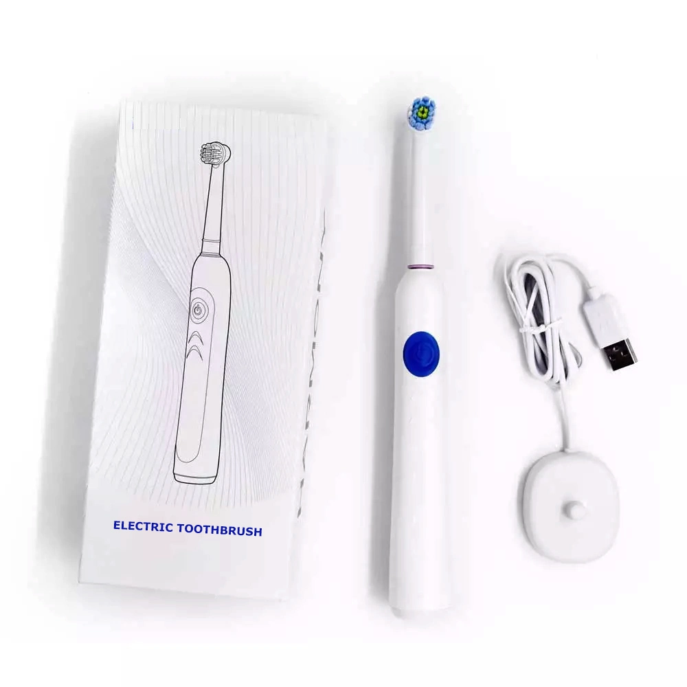 Rechargeable Rotate Sonic Electric Toothbrush Round Head
