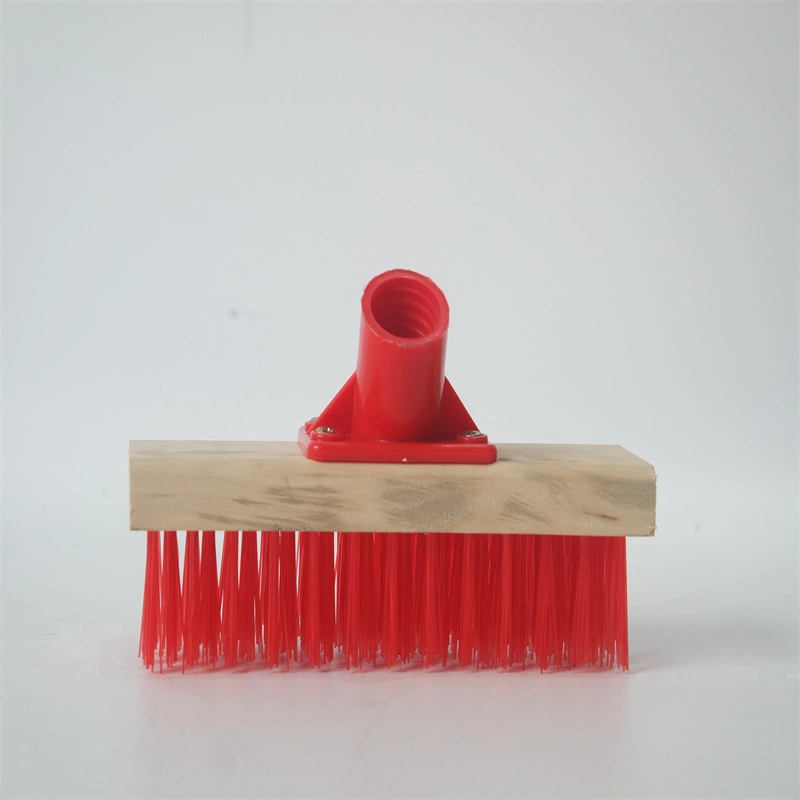 Factory 18 Inches 24 Inches Heavy Duty Industry Outdoor Usage Big Plastic Wood Handle Brush Wide Floor Push Brooms