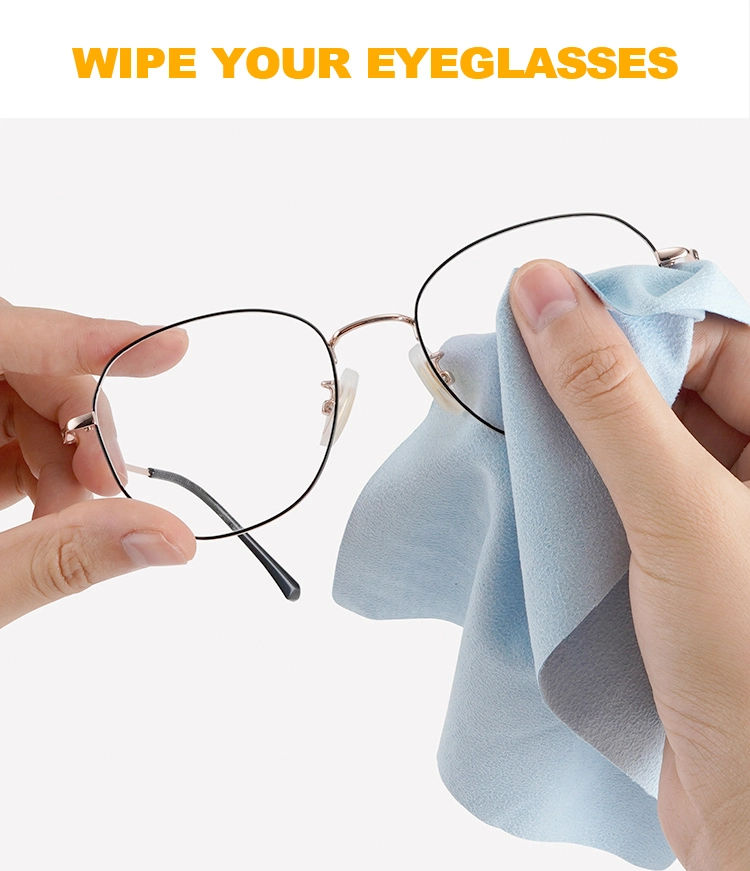 Reusable Anti-Fog Wipes Glasses Microfiber Antifog Eyeglass Wipe Cloth