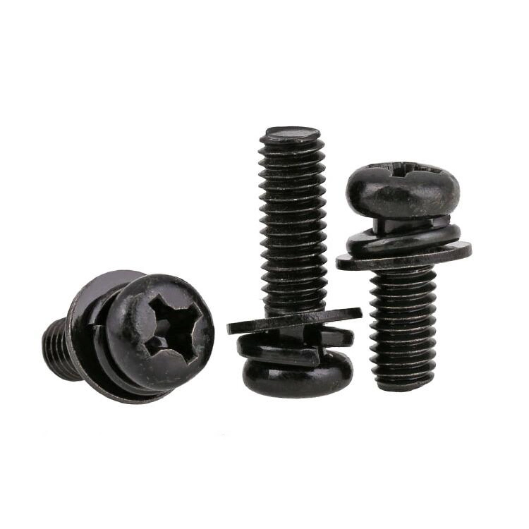 Hot Sale High Demand Screw Spring Flat Washer Cross Combination Round Head