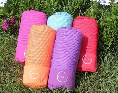 Absorbent Sweat Sports Towel Set Microfiber Suede Quick Dry Beach Travel Camping Bath Yoga Fitness Exercise Gym Outdoor Printed Microfibre Towel