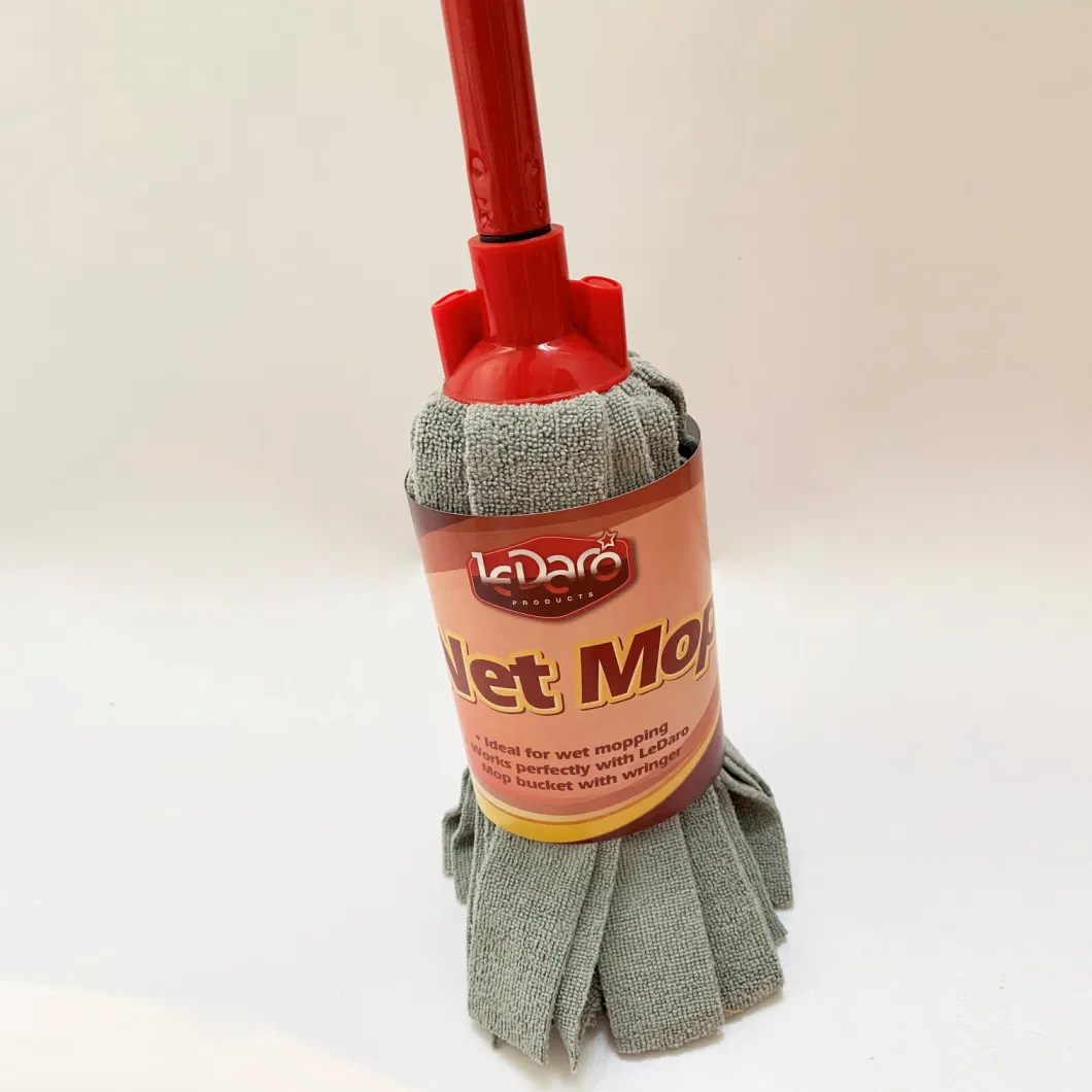 Factory Price Wet Mop Cotton Mop Head Extra-Effective Tive 140 Grams in 100% Polyester Microfibre Strip for Cleaning All Floor