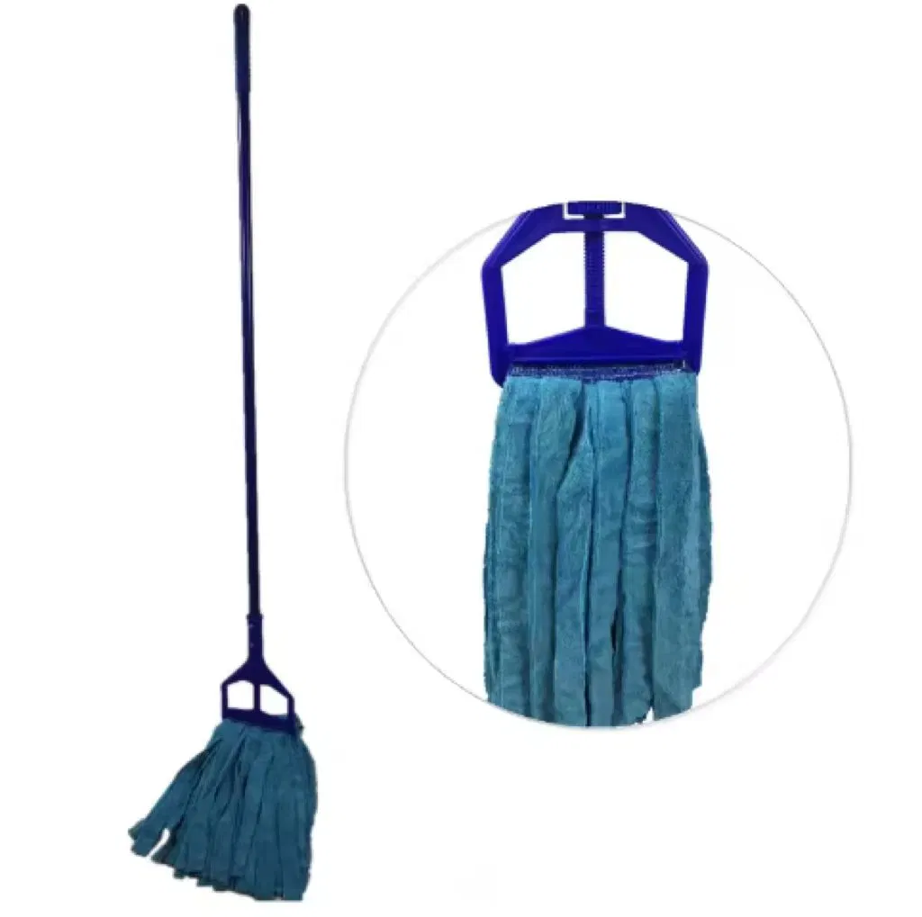 Wholesale Cotton Mop with Metal Handle Floor Cleaning Wet Mop