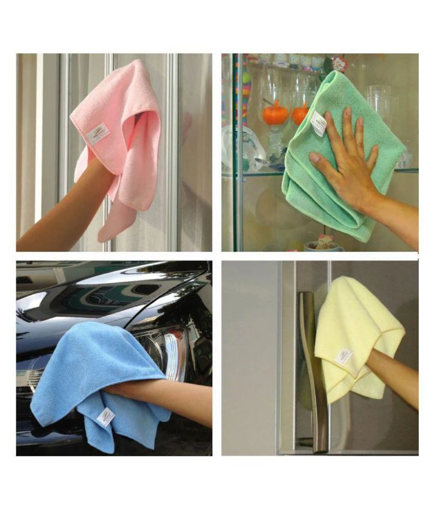 Custom Logo Design Microfiber Cloth Cleaning Cloth Microfiber Rags