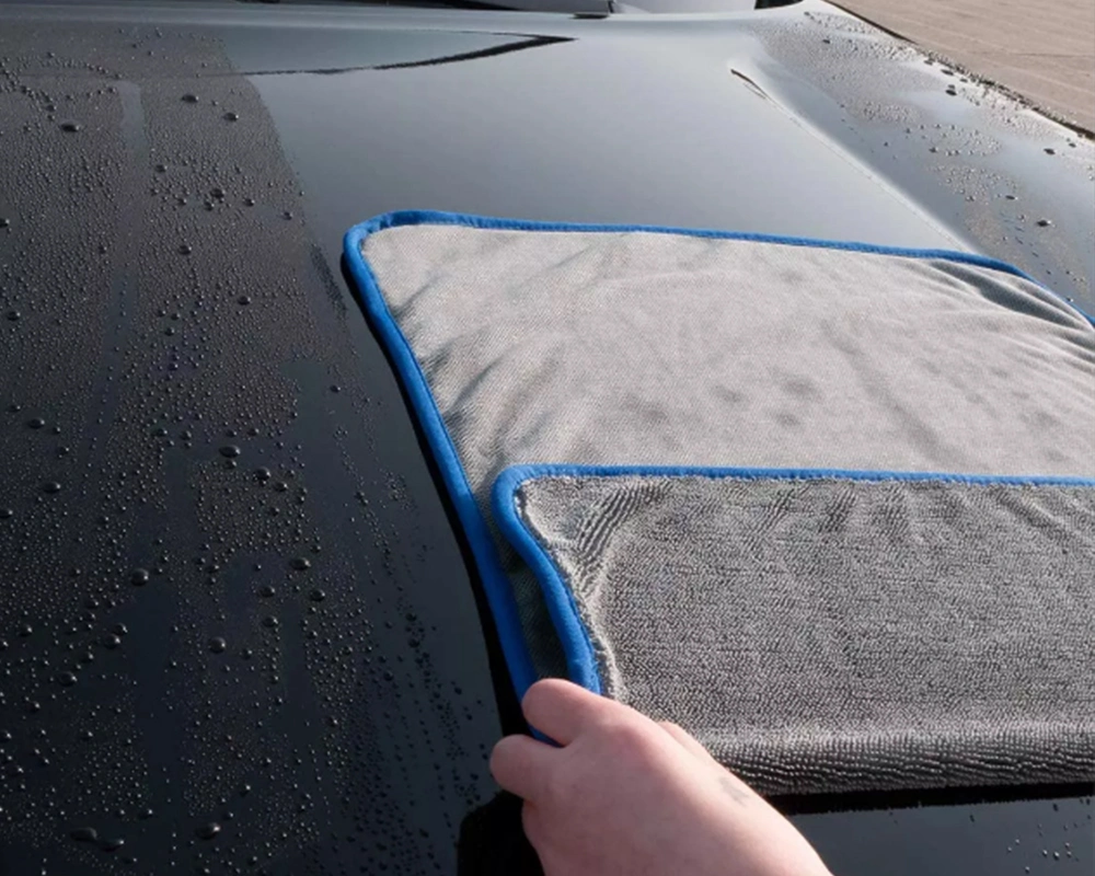 2022 Best Quality Auto Professional Dual Twisted Pile Towel Powder Coating Surface Dusting &Conditioning Cleaning Drying Cloth for Entire Vehicle Bug Removal