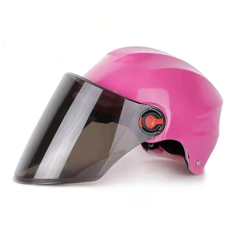 Battery Car Helmet Electric Bicycle Moped Helmet Men and Women Lightweight Half Helmet Summer Sunscreen Four Seasons Universal