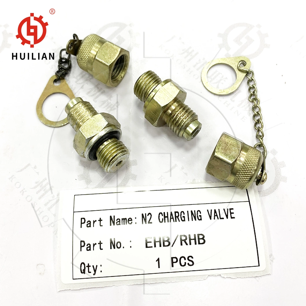 Hydraulic Breaker Parts N2 Gas Nitrogen Charging Valve for Rock Breaker Different Brands