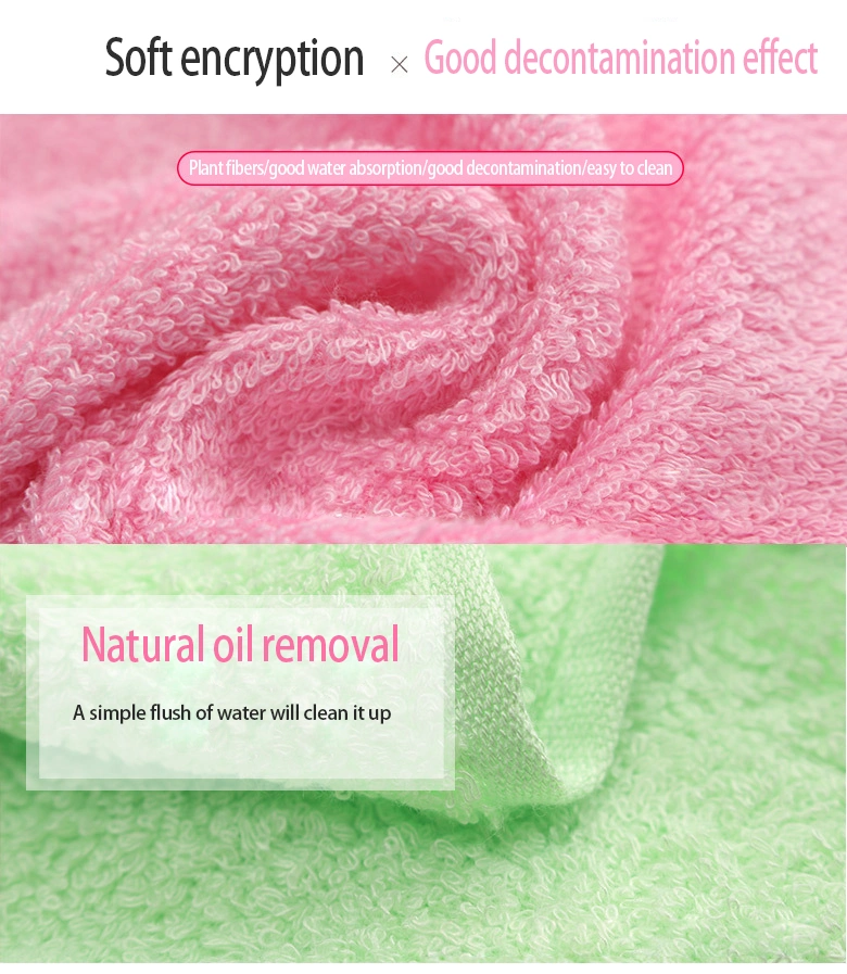 Microfiber Absorbent Kitchen Dish Cloth Towel, Non-Stick Oil Washing Cloth Rag, Household Dishcloth