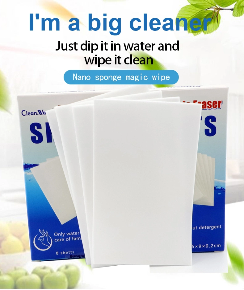 Convenient and Durable for All Kinds of Uneven Places Nano Sponge Magic Wipe
