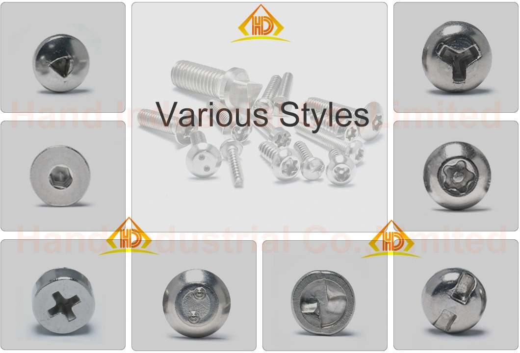 Stainless Steel Triangular Head Anti-Theft Screw