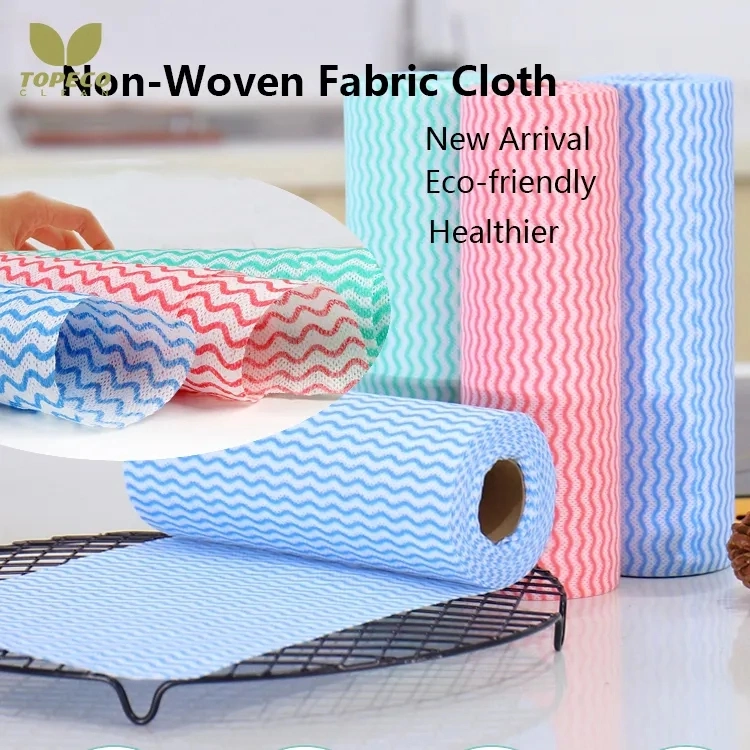 Non Woven Wipes Roll Dish Rag Cloth Pack Kitchen Cleaning Towels Rags