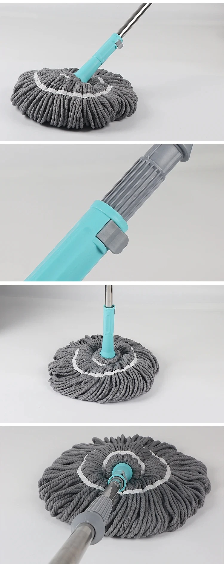 Hot Sale Custom Magic 360 Enjoyable Sweeping Rotary Twist Water Telescopic Mop for Wet and Dry Floor Cleaning