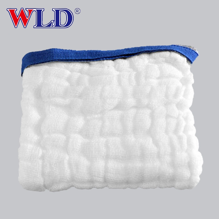 Soft Sterile Pure Cotton Laparotomy Non Woven Medical Gauze Sterile Lap Sponge