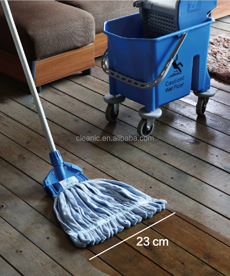 Colorful Floor Mop with Reusable Microfiber