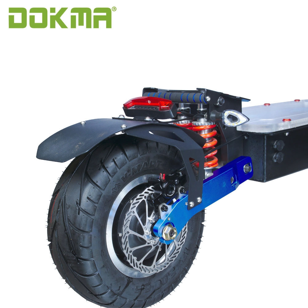 Dokma Dtoursor 8000W 45ah Dual Motor Aluminum Alloy Oil Brake Exa Shock Absorption 72V Electric Moped Escooter for Wholesale