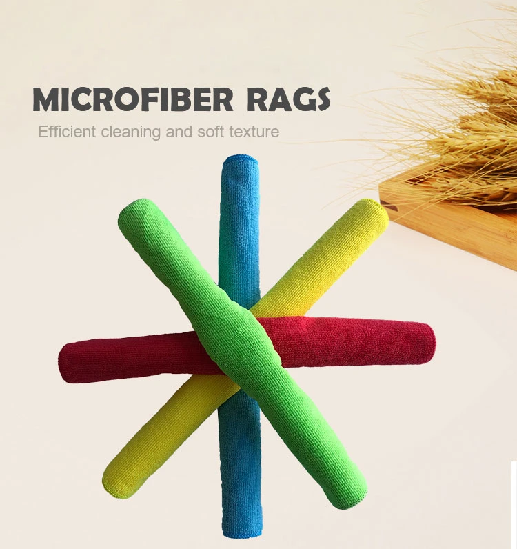 Microfiber Cleaning Rags 40*40 Four Colors Multifunctional Use