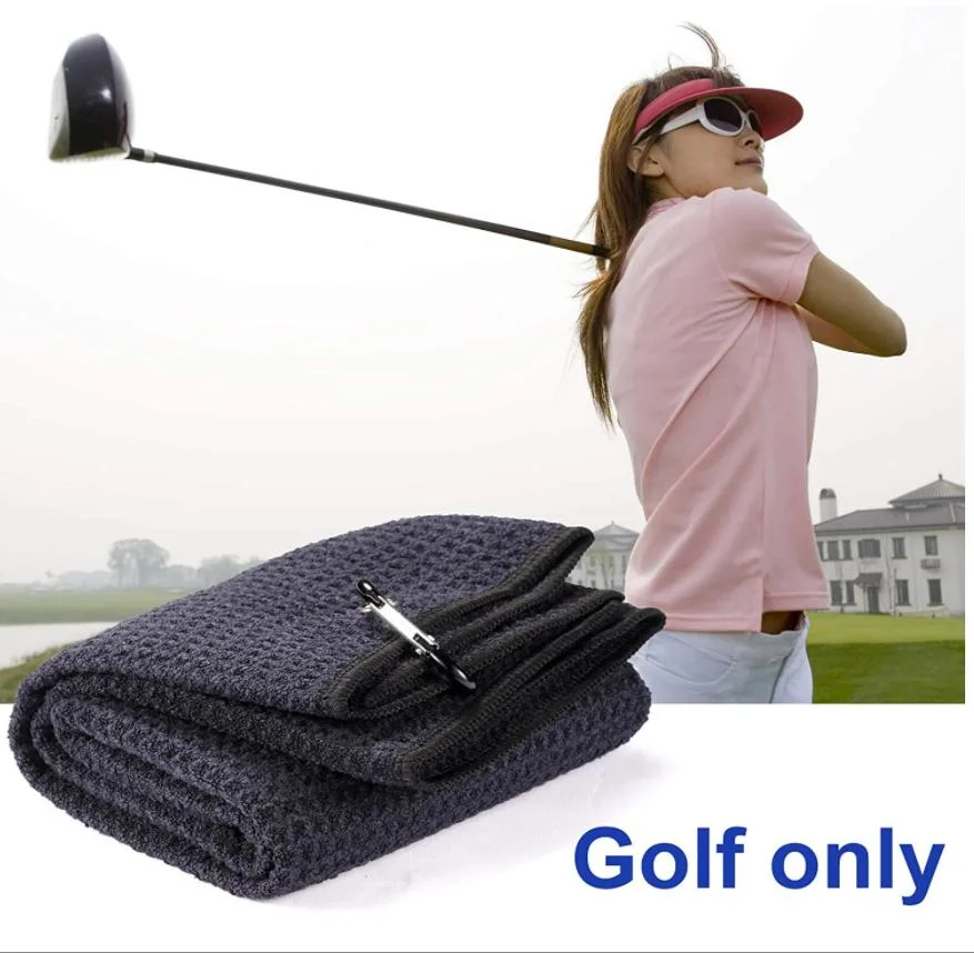 Wholesale Waffle Microfibre Gym Toalla Micro Towel Quality Sports OEM Beach Microfiber Sport Summer Custom Golf Quick