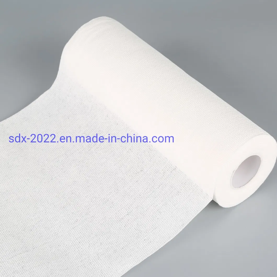 50PCS /Roll Lazy Rag Printed Disposable Non-Woven Fabrics Kitchen Cleaning Paper Rag