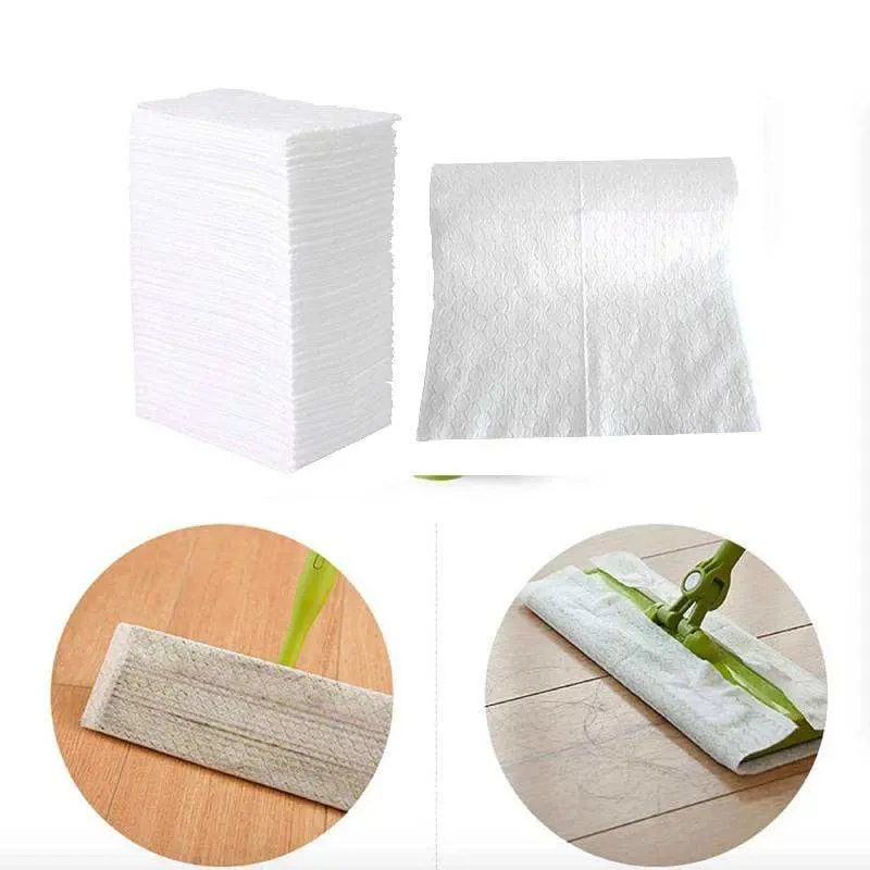 Disposable Nonwoven Electrostatic Dusting Dry Sweeping Duster Cloths Mop Pads Floor Cloth