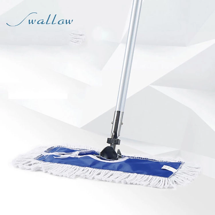 Cotton Flat Mop Large Mop Dust Push-up Hotel Factory Home Row Swallow