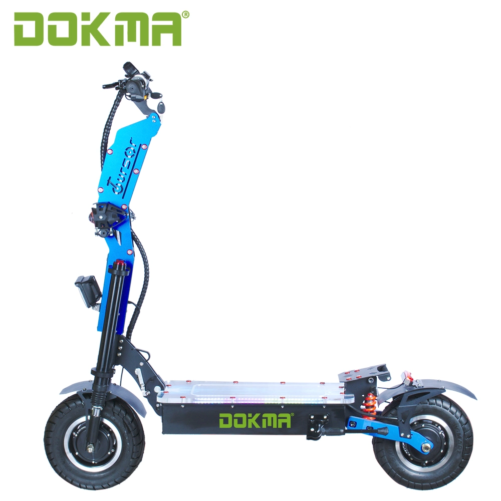 Dokma Dtoursor 8000W 45ah Dual Motor Aluminum Alloy Oil Brake Exa Shock Absorption 72V Electric Moped Escooter for Wholesale