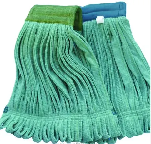 Commercial Medium Microfiber Tube Mop Replacement Head Industrial Wet Mops Refill Heads