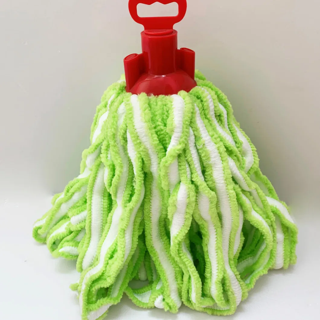 Factory Price Customized Color Microfibre Wet Mop140 Grams in 100% Polyester Microfibre Strip for Cleaning All Floor