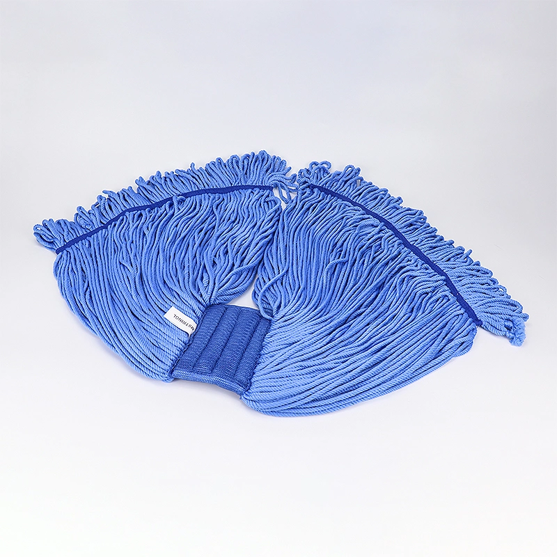 Floor Cleaning Mop Replaceable Head Wet Industrial Loop-End Cotton Heavy Duty String Mop Refills