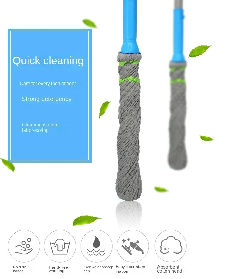 Household Hand Wash-Free Twist Water Rotating Household Lazy Mop Floor Mop Convenient and Flexible