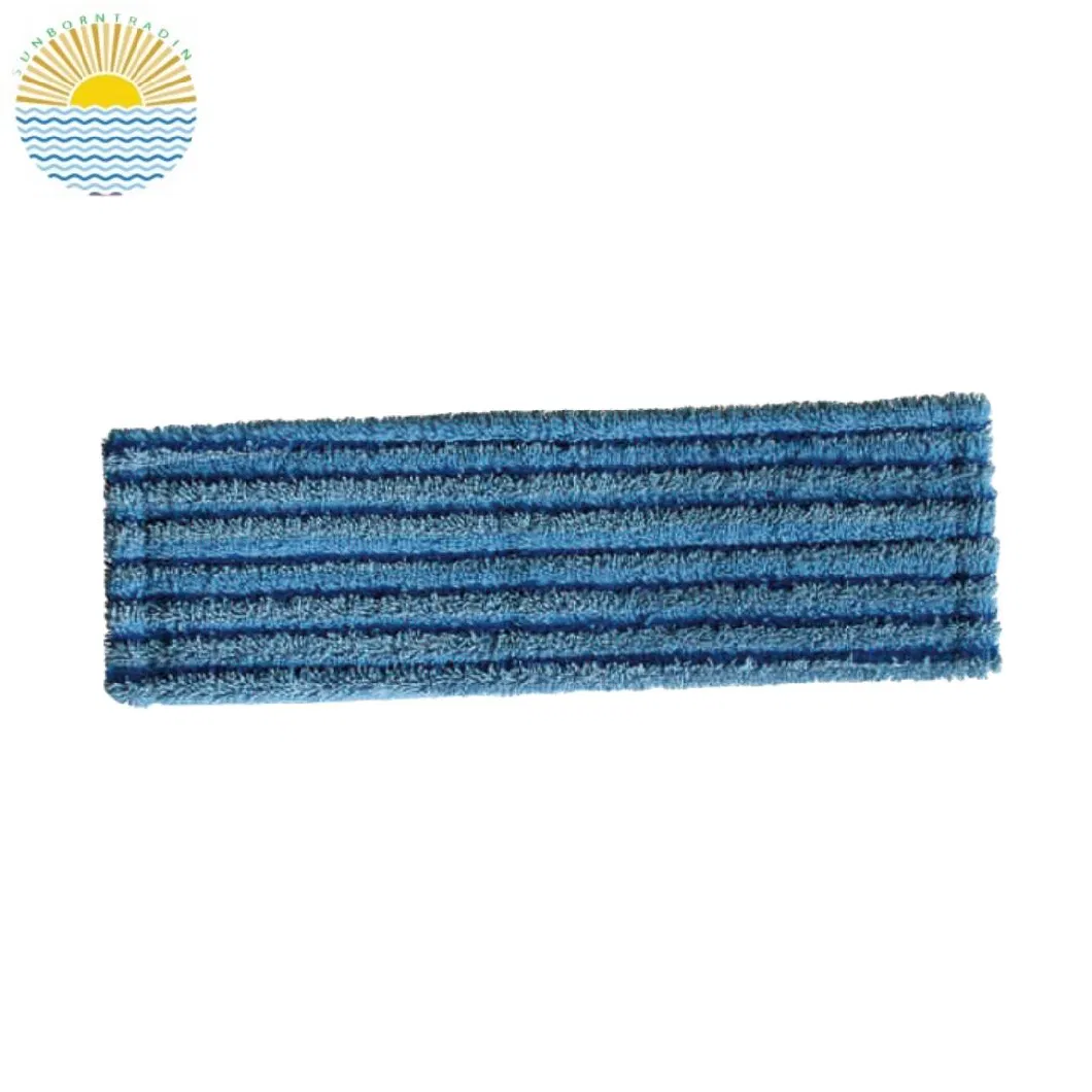 16&quot; 20&quot;Frange Lavage Velcro Microfibre Ultra-Grattante Blue Microfiber Cloth