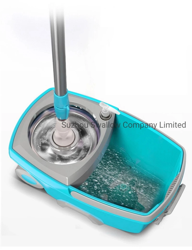 Spin Mop Cleaning System with Bucket