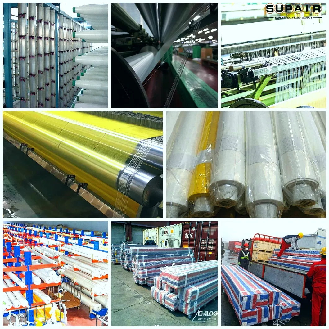 100% Polyester Monifilament Silk Bolting Cloth for Screen Printing