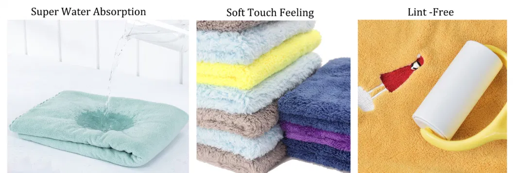 Magic 12X12 14X14 16X16 Ultra-Plush Microfiber House Cleaning Cloths