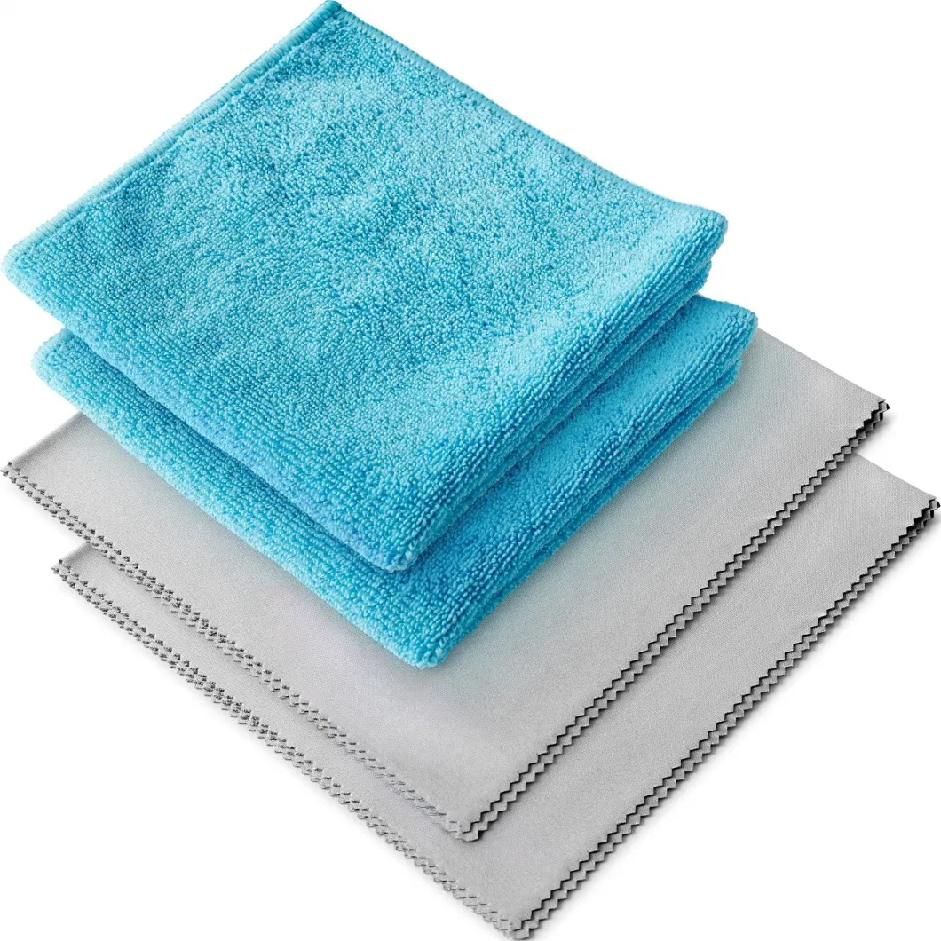 Glasses Dusting Windows Electronics Cleaning Rags Absorbent Ultra-Soft Microfiber Cloths