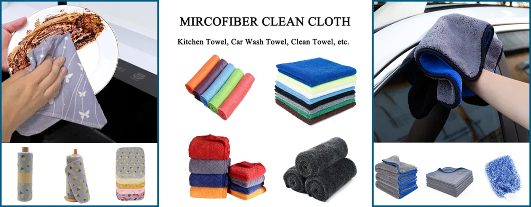 Lint Free for House Kitchen Car Window Softer Highly Absorbent Microfiber Cleaning Towels