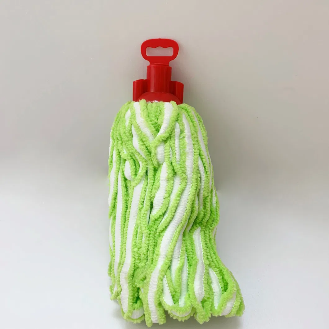 Factory Price Customized Color Microfibre Wet Mop140 Grams in 100% Polyester Microfibre Strip for Cleaning All Floor
