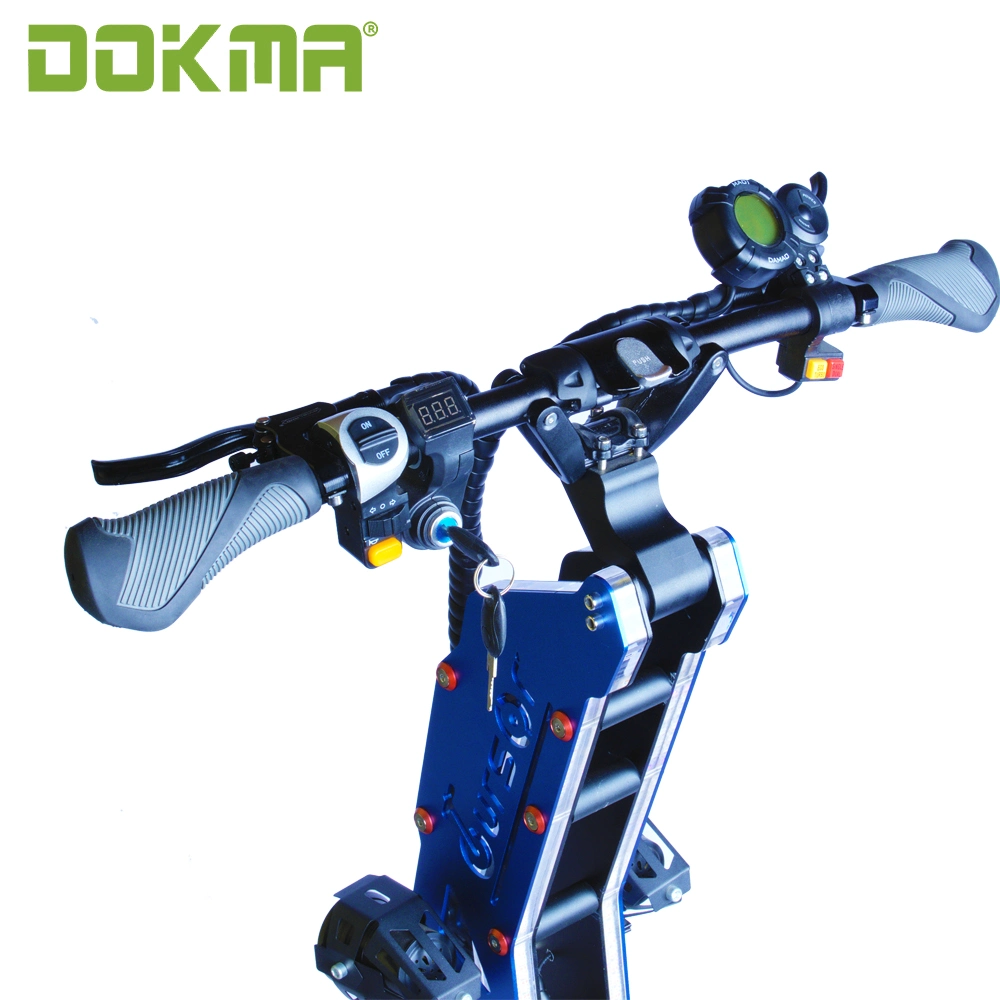 Dokma Dtoursor 8000W 45ah Dual Motor Aluminum Alloy Oil Brake Exa Shock Absorption 72V Electric Moped Escooter for Wholesale