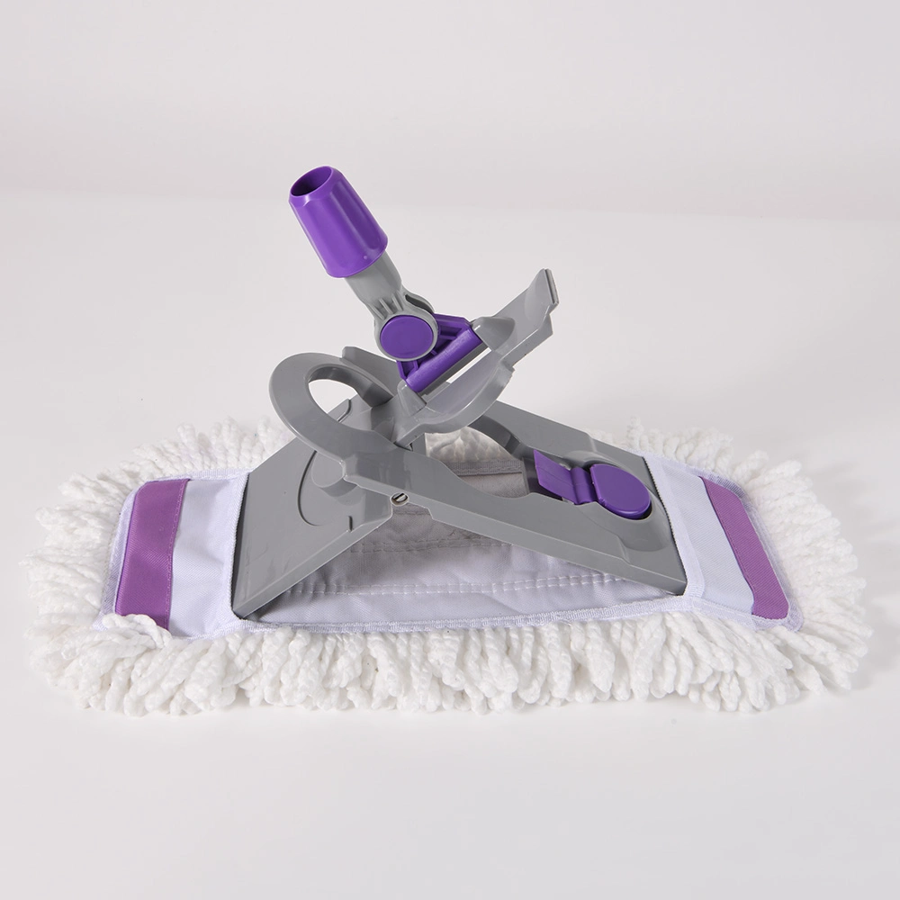 Large Microfiber Stainless Steel Handle Floor Cleaning Flat Mop