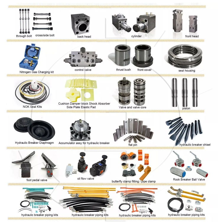 Hydraulic Breaker Parts N2 Gas Nitrogen Charging Valve for Rock Breaker Different Brands