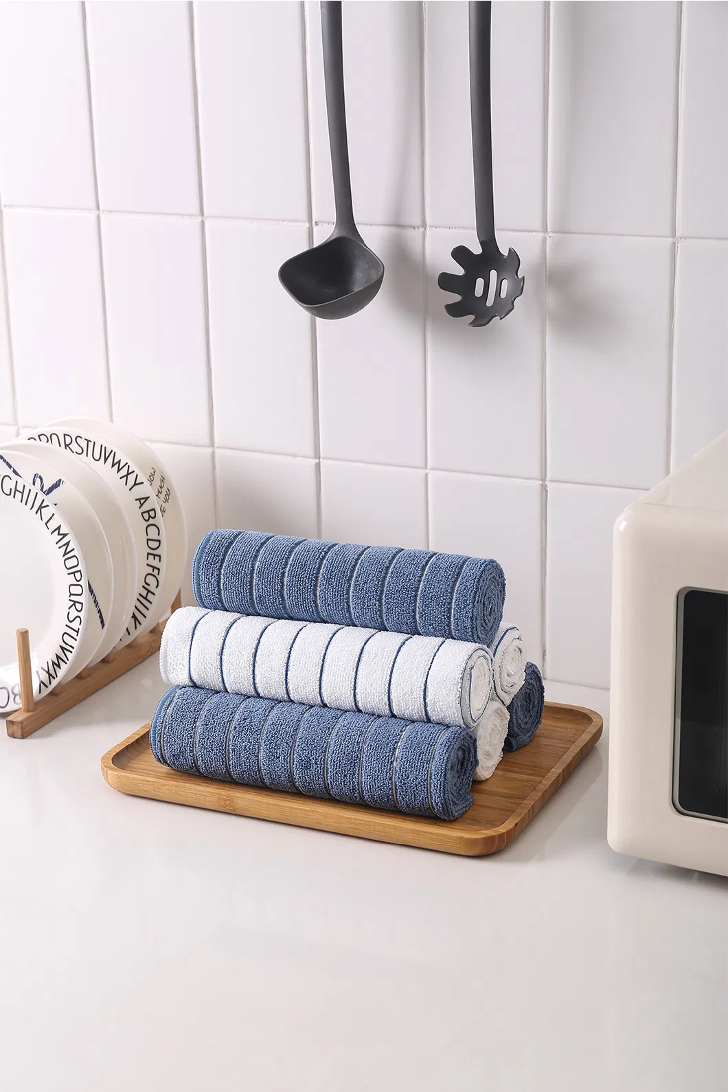 330GSM 45*65cm Microfiber Home Cleaning Cloth Kitchen Clean Towel