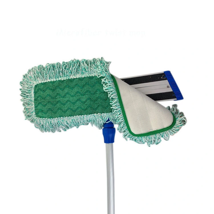 Esun Home Cleaning Product Fringe Reusable Microfiber Dust Mop Pads Flat Microfiber Mop