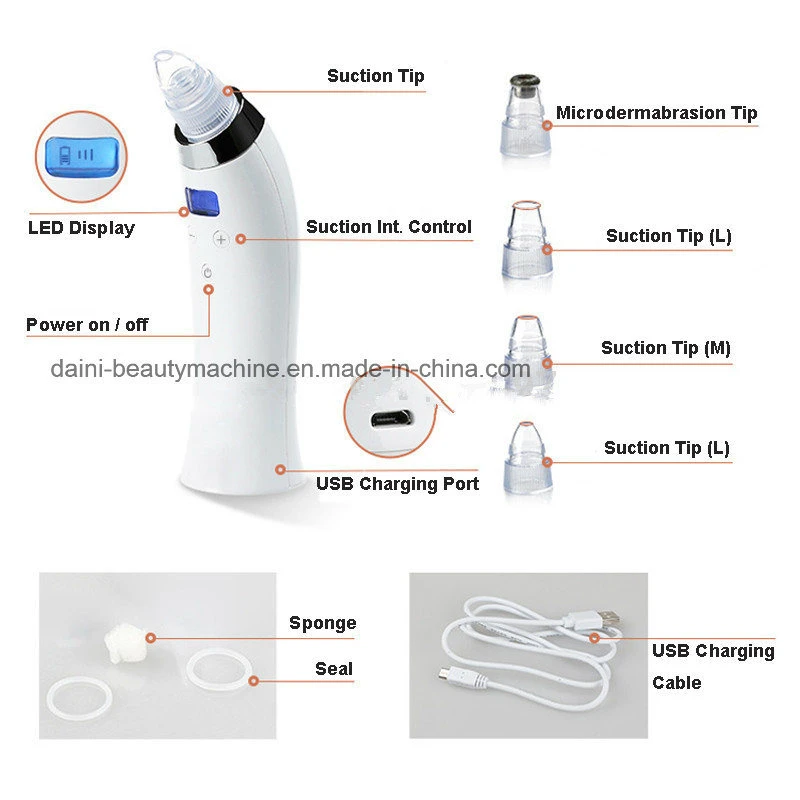 Diamond Dermabrasion for V Face Vacuum Suction Remove Blackhead Pore Beauty Equipment