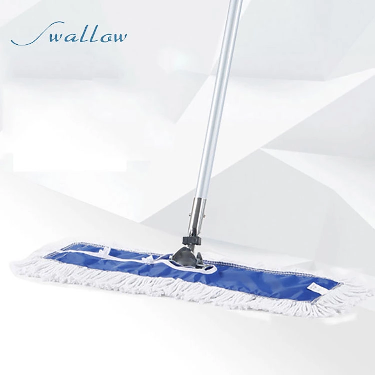 Cotton Flat Mop Large Mop Dust Push-up Hotel Factory Home Row Swallow