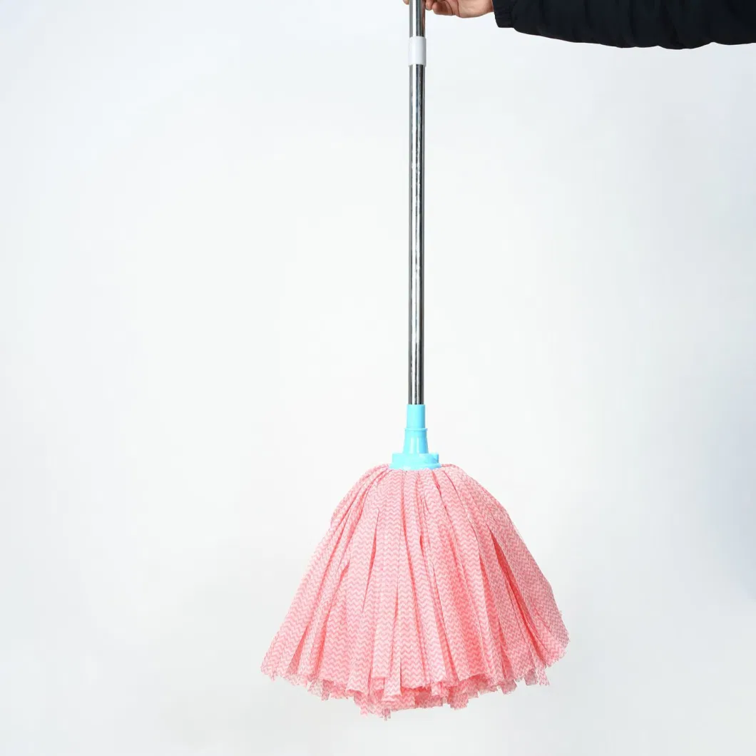 Old Style Wet and Dry Use Round Head Flat Head Traditional Mop